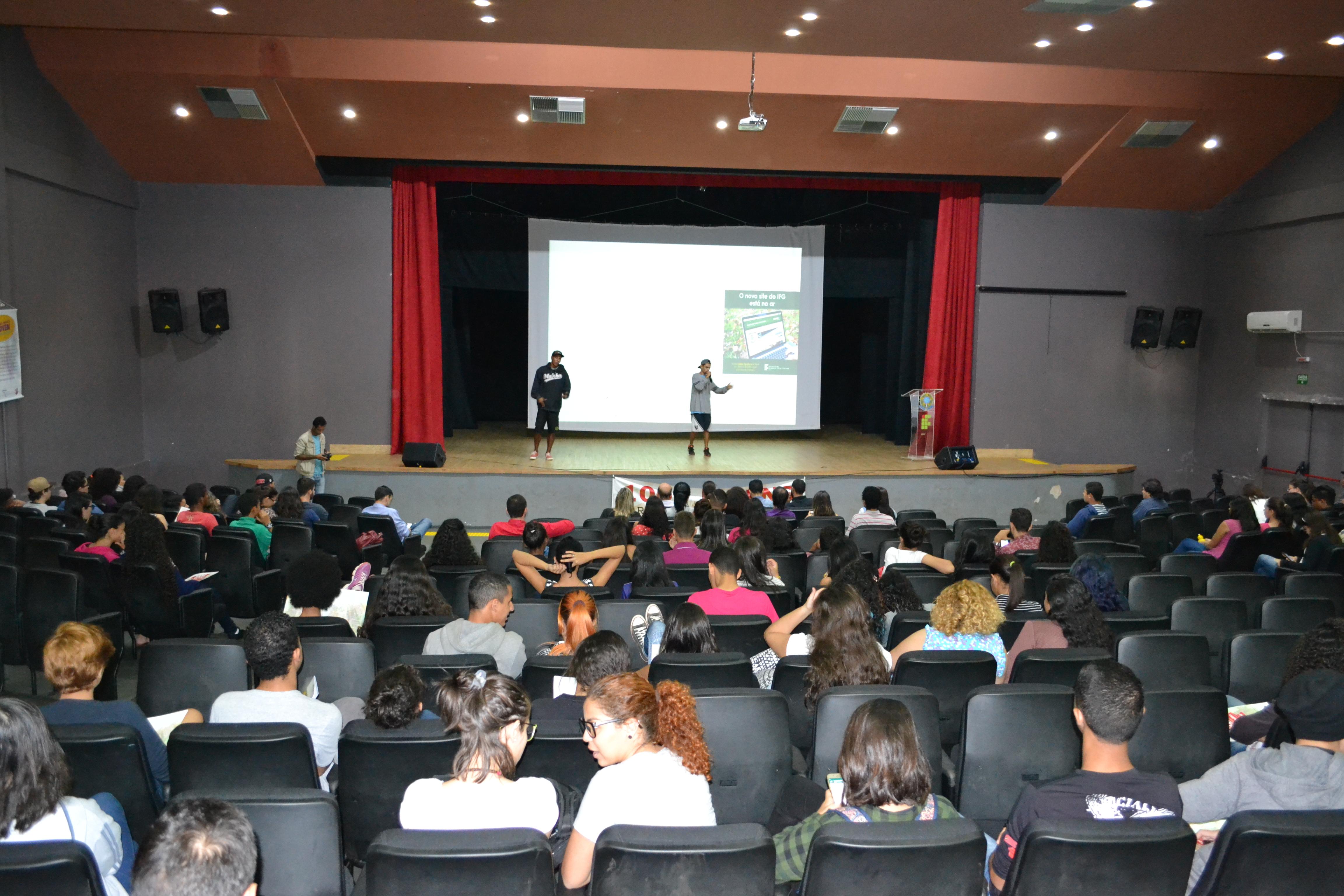 Alunos do Câmpus Anápolis prestigiaram o lançamento do projeto